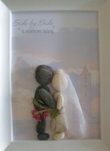 Steinbild Hochzeit Ehe Hochzeitspaar Ehepaar Verlobung Liebe Glück Hochzeitsfeier Hochzeitswünsche